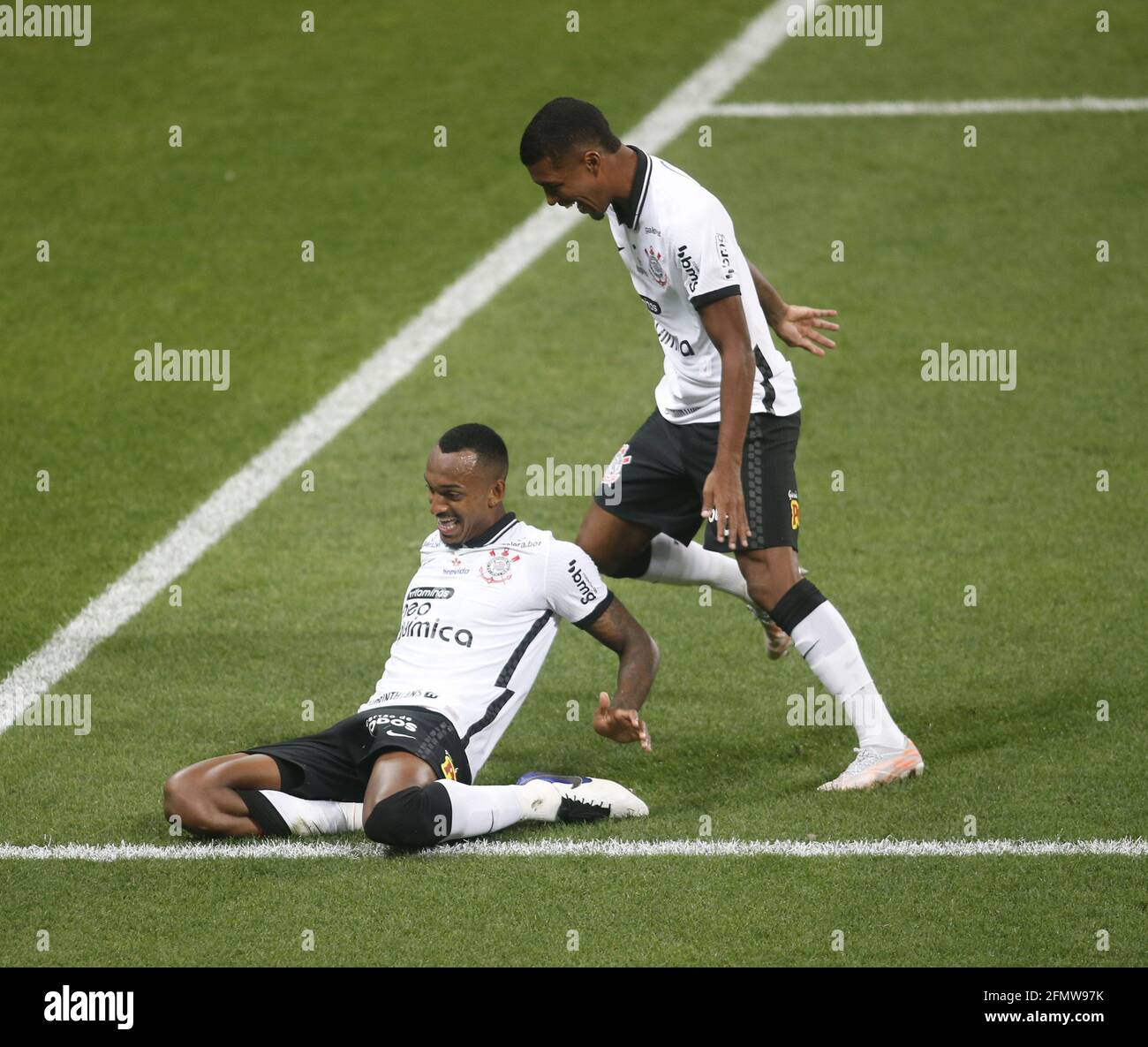 Raul feiert sein Tor (4:1, 90 4 Min.) während des Fußballspiels zwischen Corinthians und Inter de Limeira in der Neo Quimica Arena in Sao Paulo, Brasilien Credit: SPP Sport Press Foto. /Alamy Live News Stockfoto