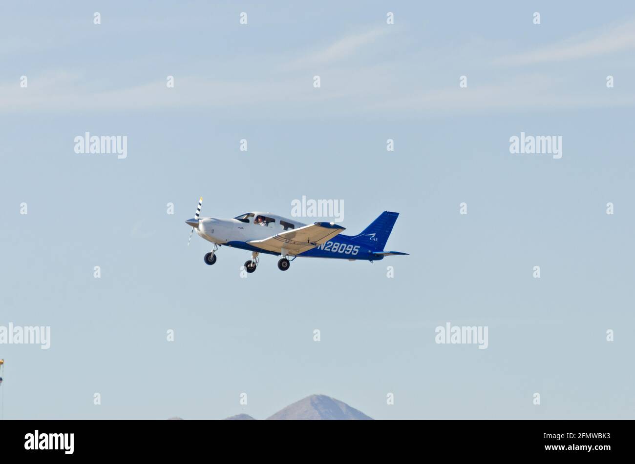 Flugzeuge am Falcon Field Airport in Mesa Arizona Stockfoto