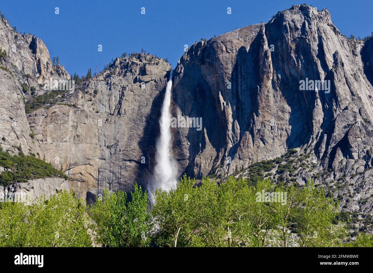 Yosemite Falls im Yosemite Nationalpark, Kalifornien Stockfoto