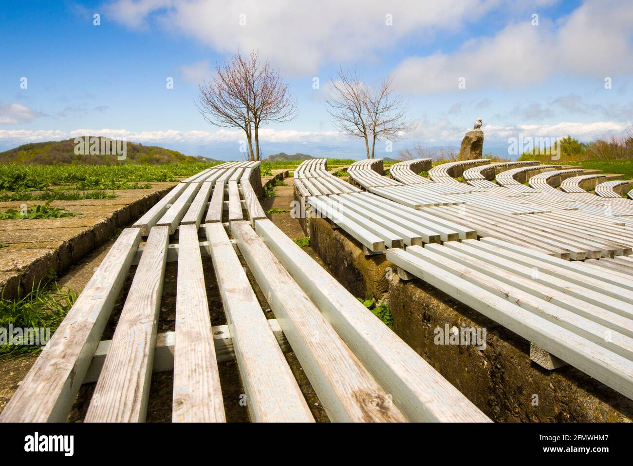 Didgori-Denkmal in Didgori, Georgien. Famousn Wahrzeichen und Ort. Stockfoto
