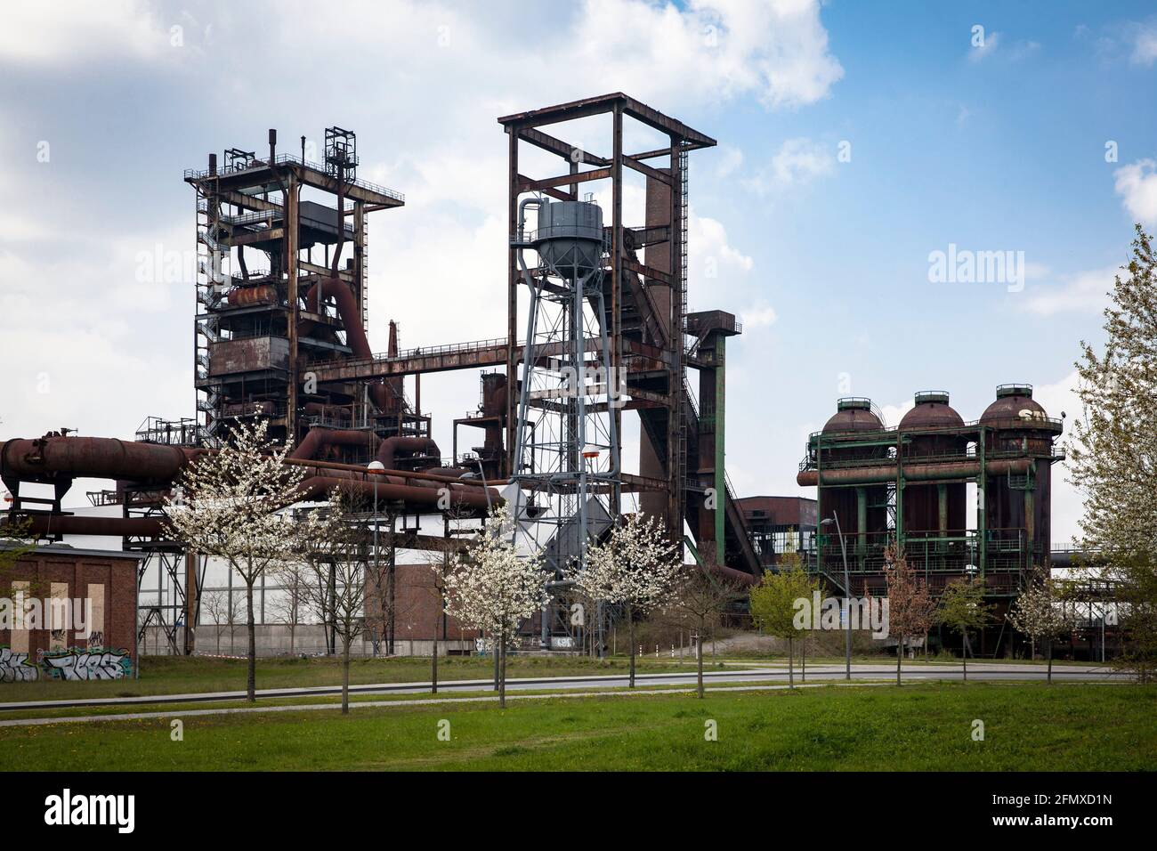 Das ehemalige Hoesch-Hüttenwerk Phoenix West, Dortmund, Nordrhein-Westfalen, Deutschland. das ehemalige Hoesch-Hüttenwerk Phoenix West, Dortmund, Nordrhe Stockfoto