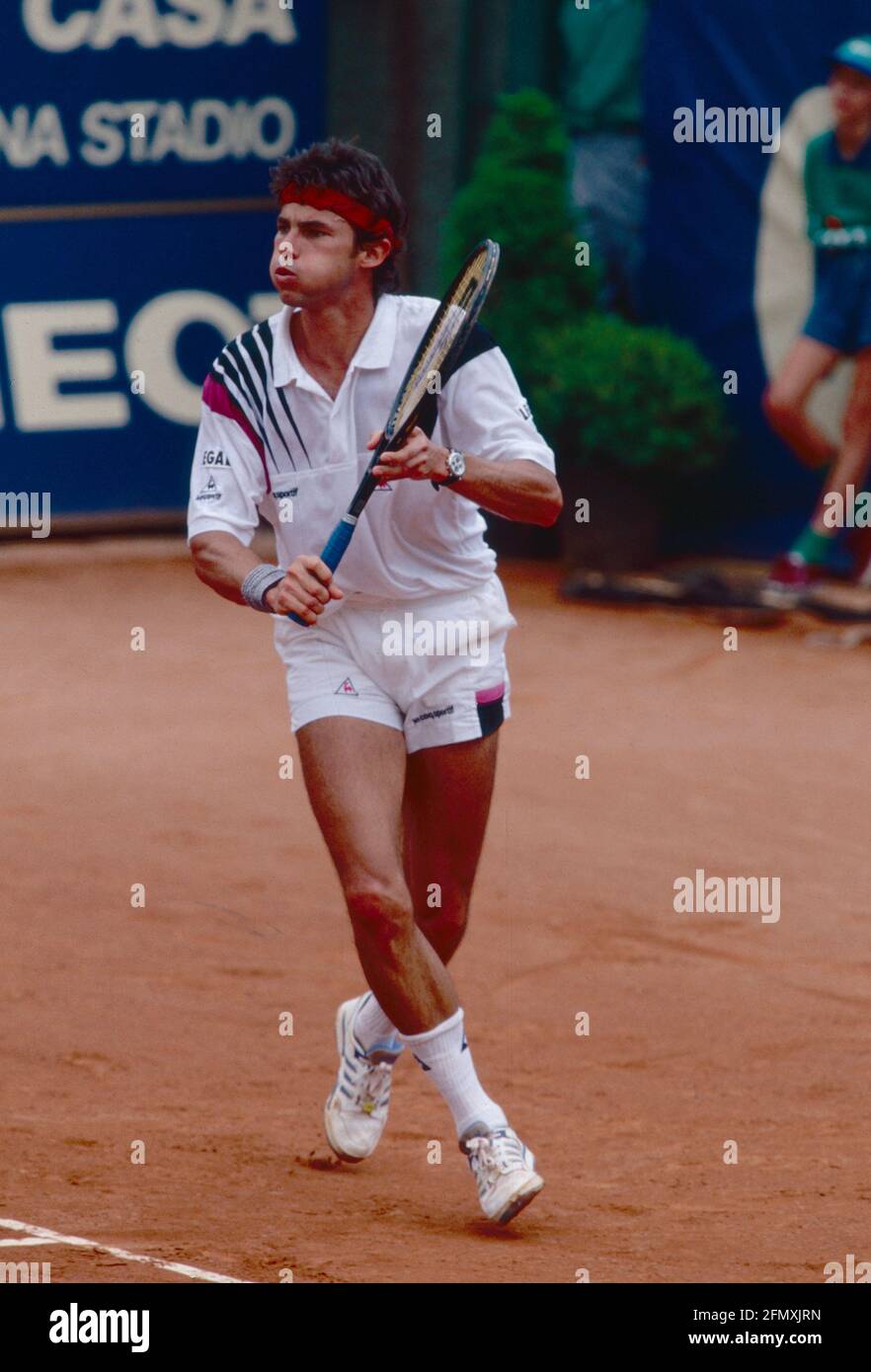 Französischer Tennisspieler Jean-Philippe Fleurian, 1990er Jahre Stockfoto