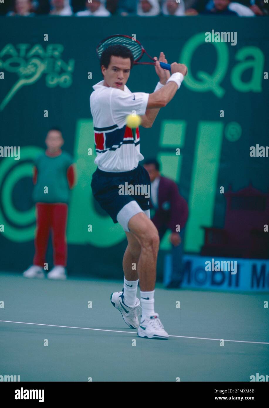 Marokkanischer Tennisspieler Younes El Aynaoui, Katar 2002 Stockfoto