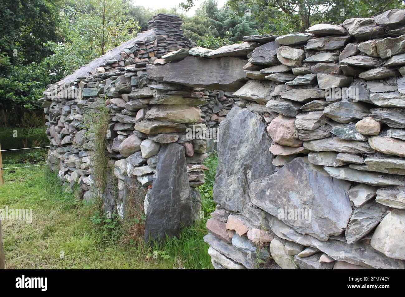 Moor Village and Museum, Glenbiegh, West County Kerry, Irland. Stockfoto