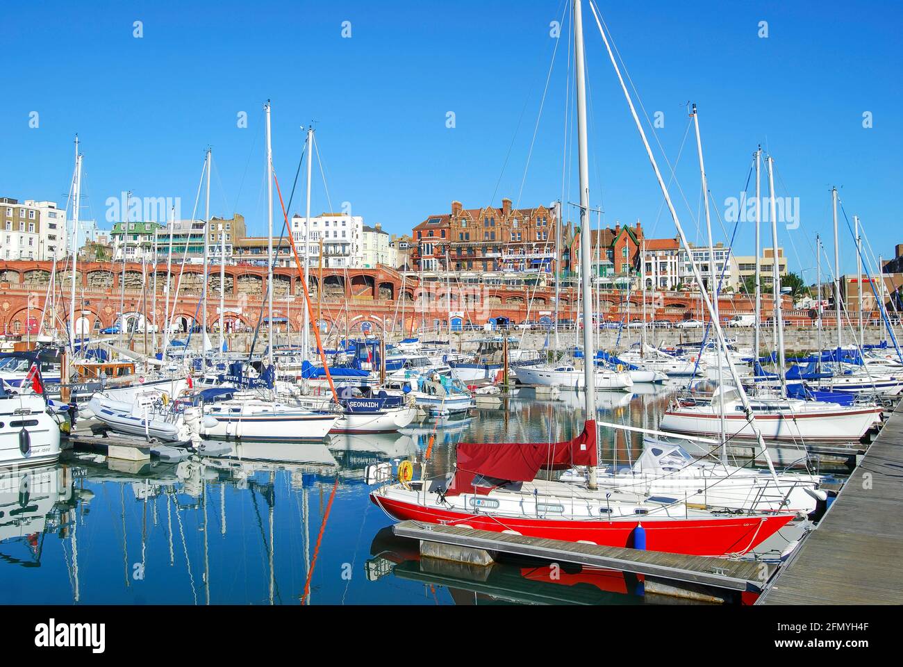Royal Harbour Marina, Ramsgate, Isle Of Thanet, Kent, England, Vereinigtes Königreich Stockfoto