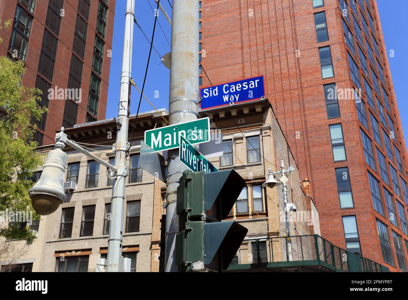 Sid Caesar Way Yonkers New York Stockfoto