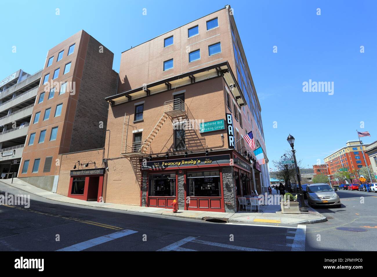 Main St. Yonkers New York Stockfoto