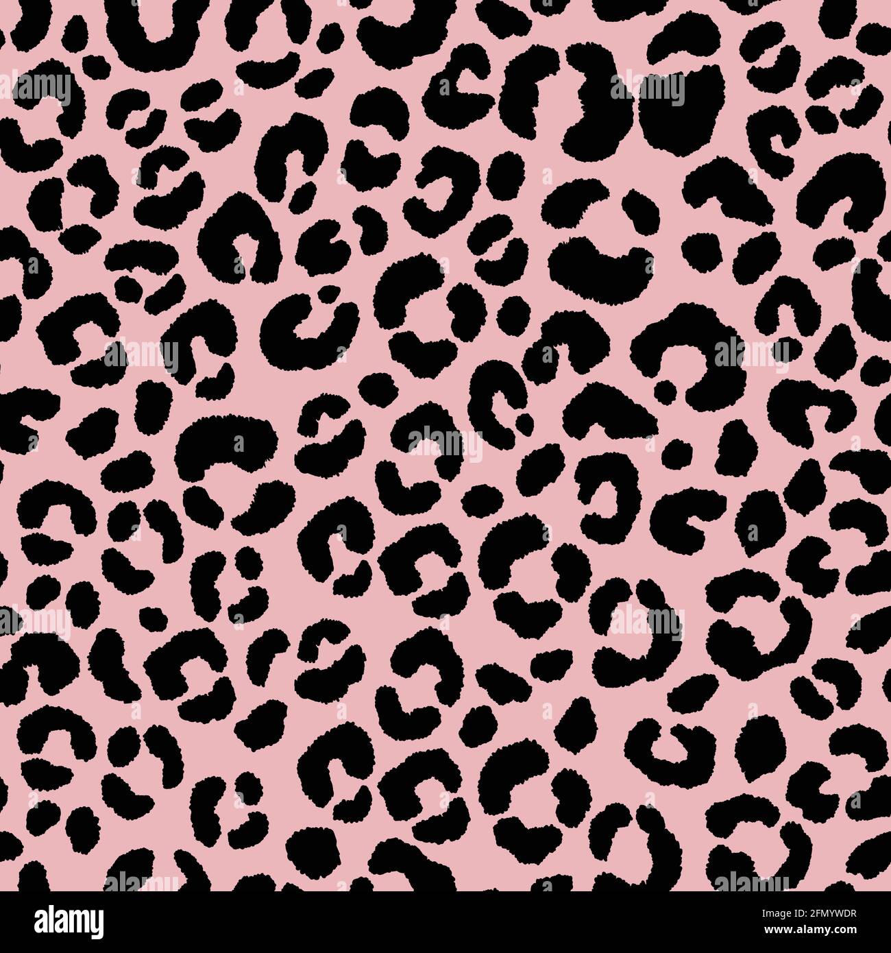 Abstraktes Modernes Leopardenmuster Tiere Trendy Hintergrund Schwarz Und Rosa Dekorative Vektor Illustration Fur Druck Karte Postkarte Stoff Stock Vektorgrafik Alamy