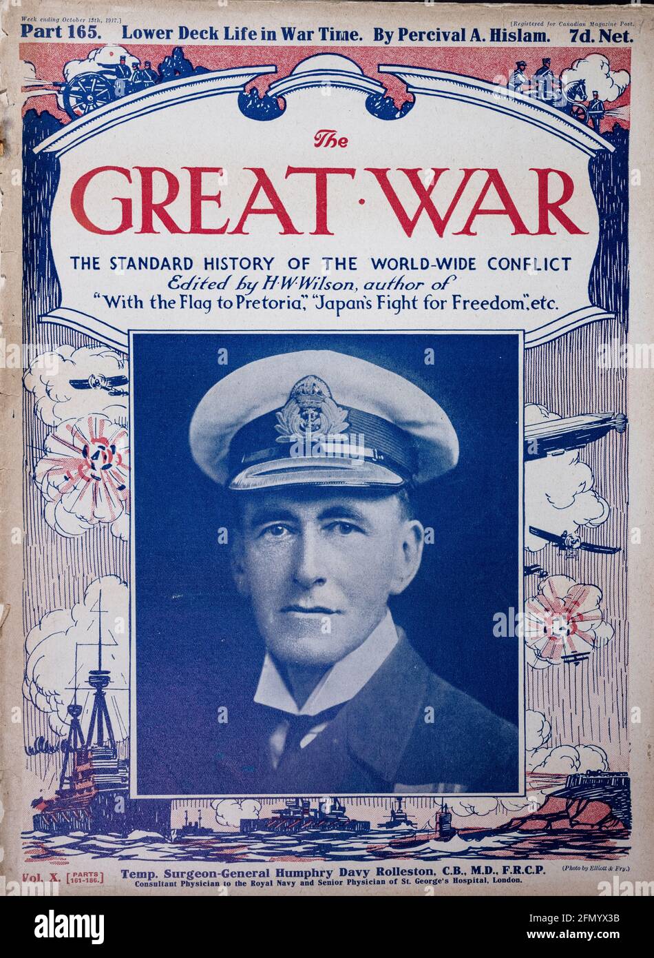 Der Große Krieg - Die Standardgeschichte Der Wilden Welt Konflikt Stockfoto