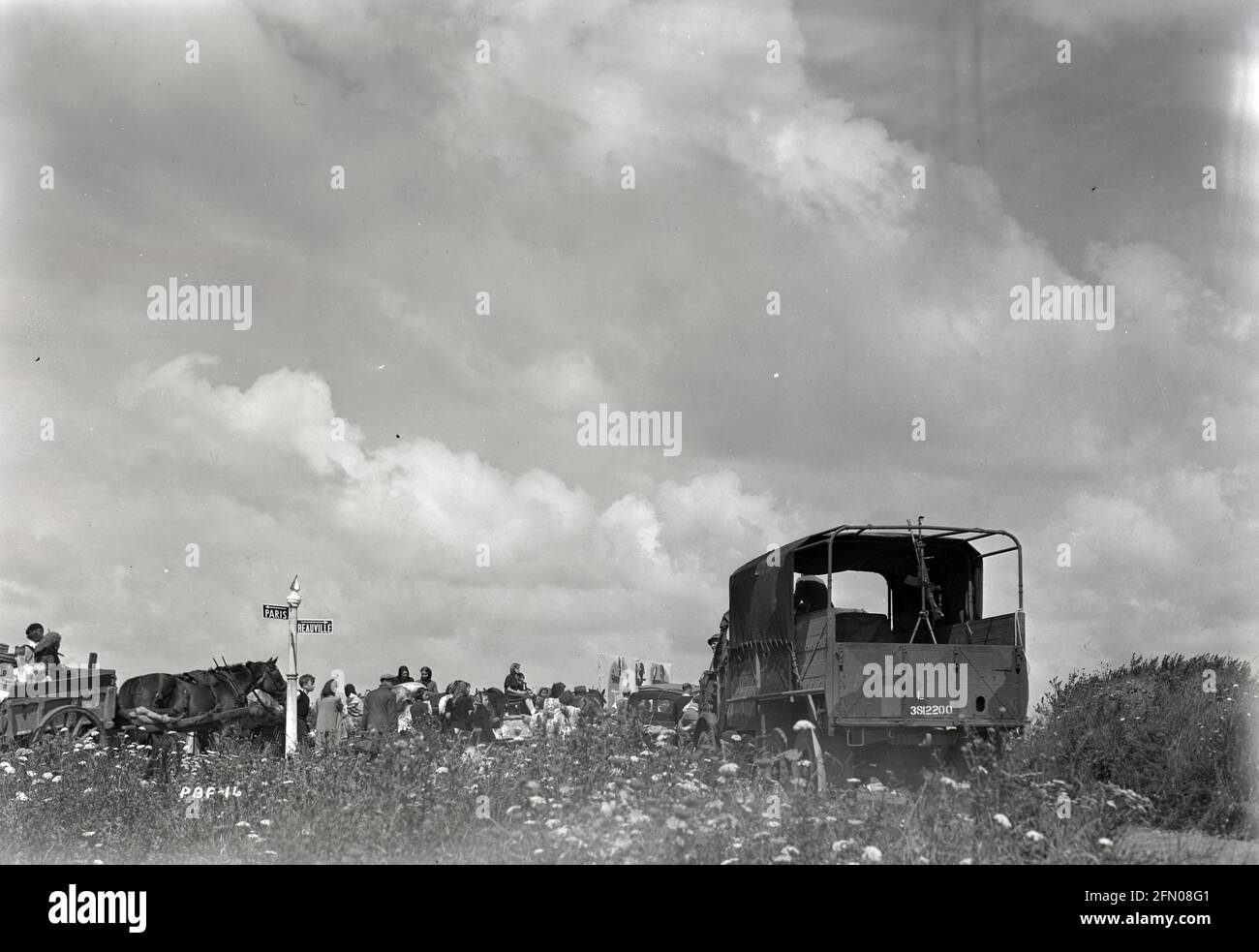 Vorarbeiter ging nach Frankreich (1942) Datum: 1942 Stockfoto