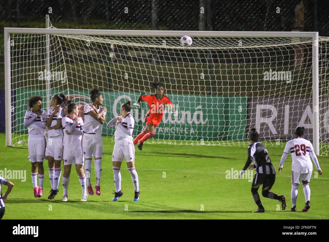 Cotia (SP), 12/05/2021 - Brasileiro Feminino A-1 2021 / Futebol - Partida entre São Paulo (SP) x Botafogo (RJ), válida pela sétima rodada do Campeonat Stockfoto