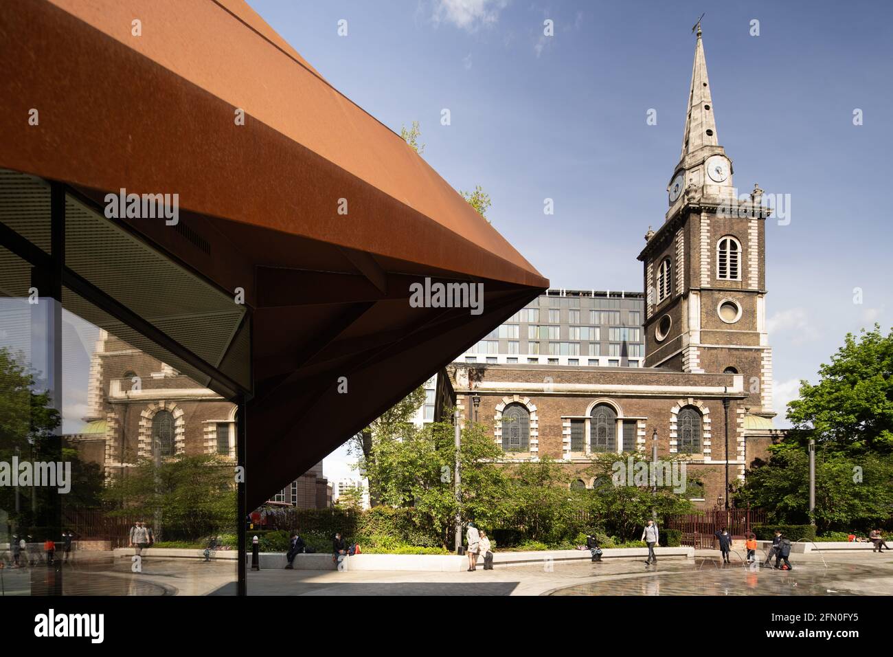 Saint Botolph ohne Aldgate, Stadt london, england Stockfoto
