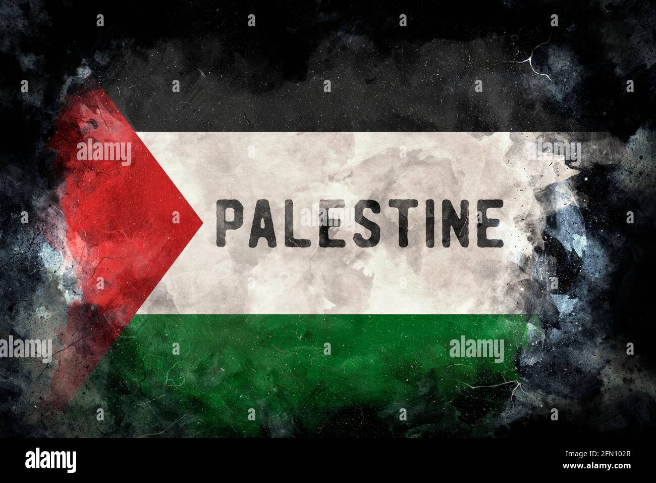 Palästina Flagge - Palästina Hintergrund Stockfotografie - Alamy
