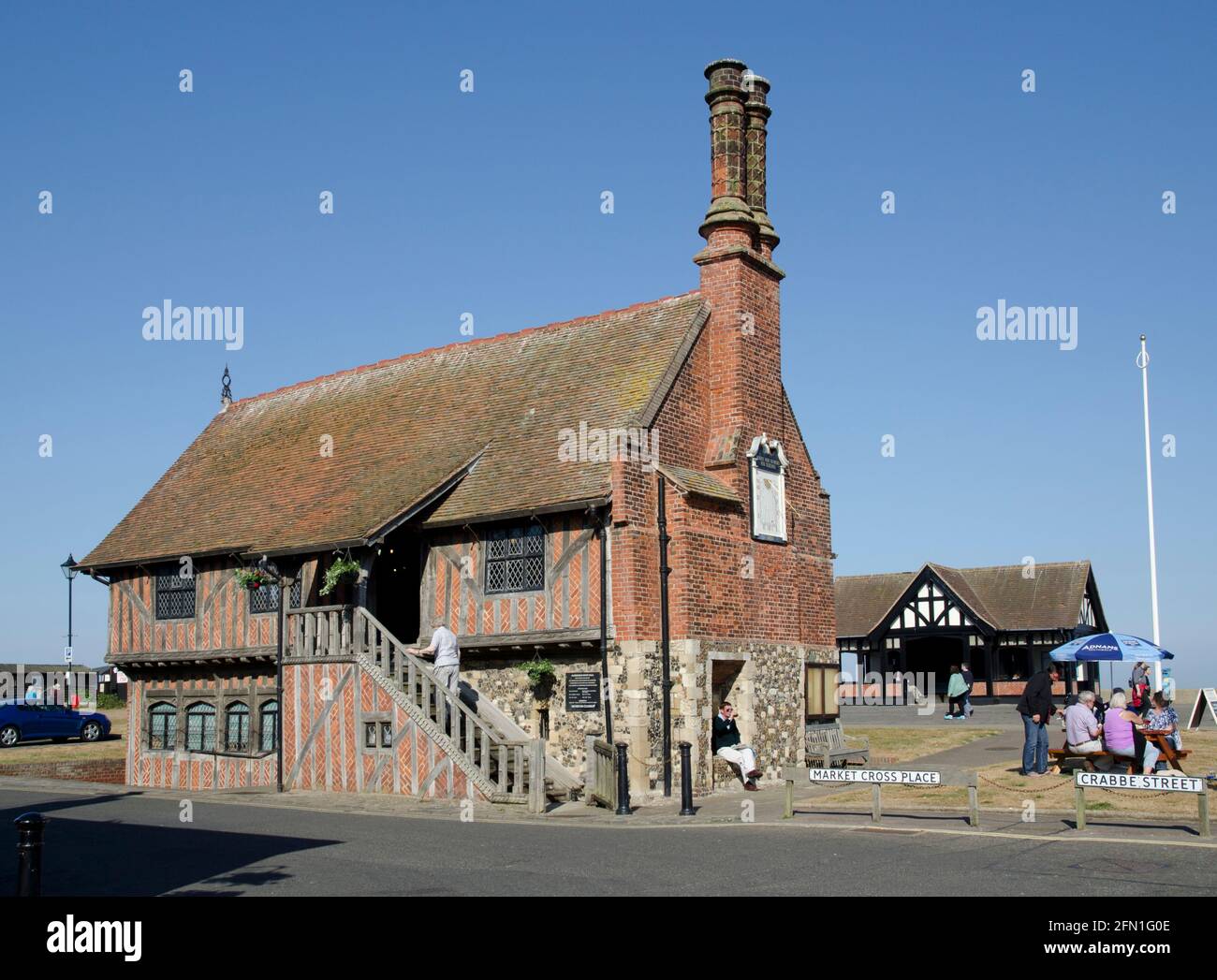 Dorfhalle Aldeburgh Suffolk Stockfoto