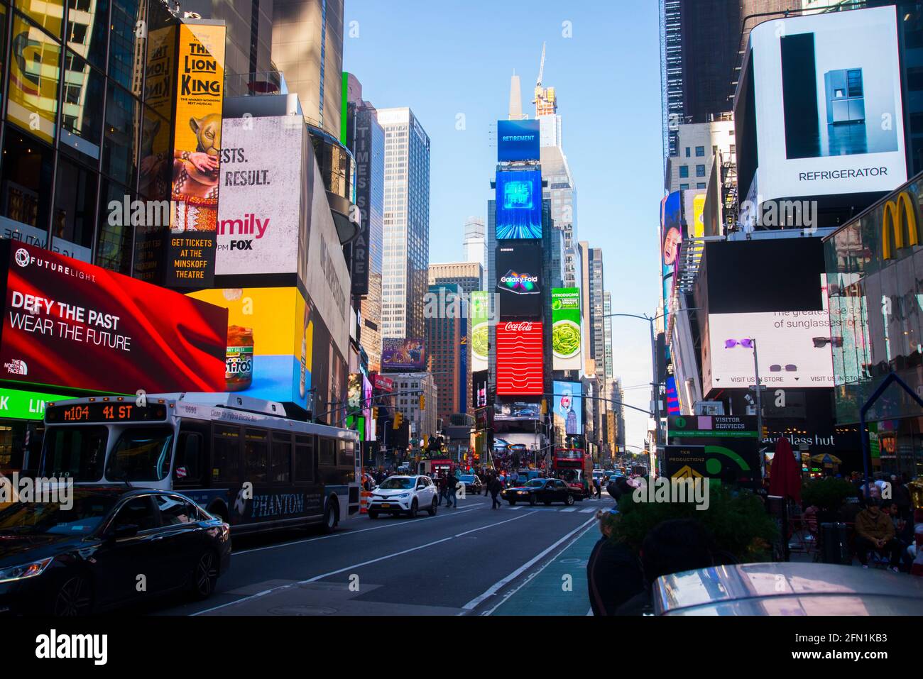 Die berühmte Fifth Avenue in Manhattan Stockfoto