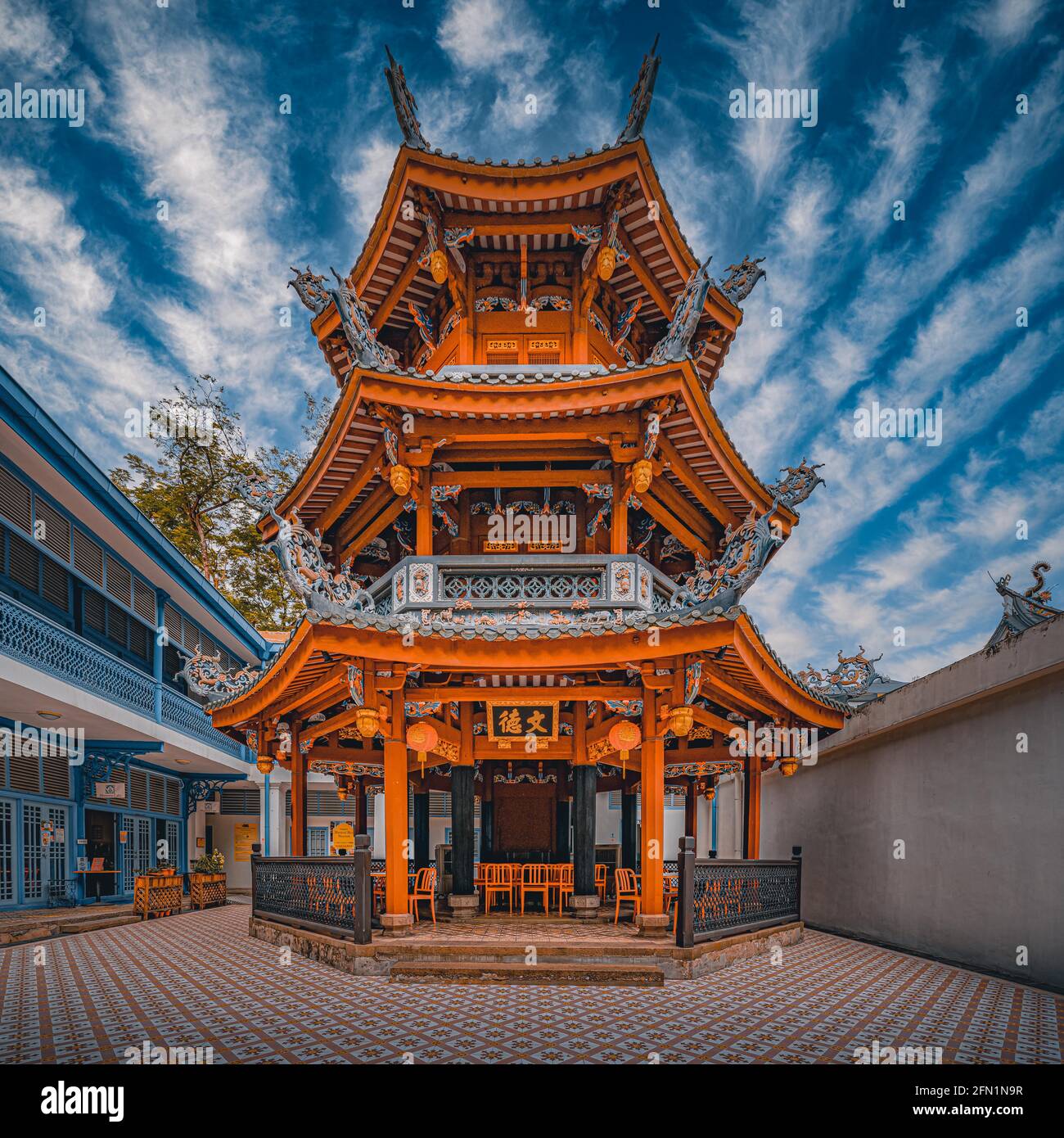 Chinesische Tempel Stockfoto