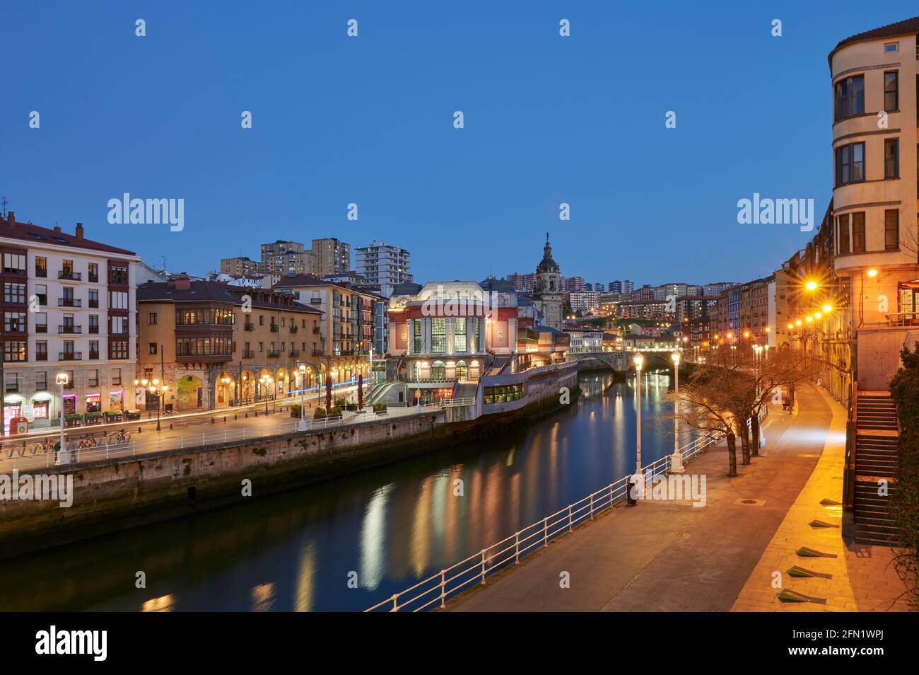 Mercado de la rivera, Bilbao, Biskaya, Baskenland, Euskadi, Euskal Herria, Spanien, Europa Stockfoto