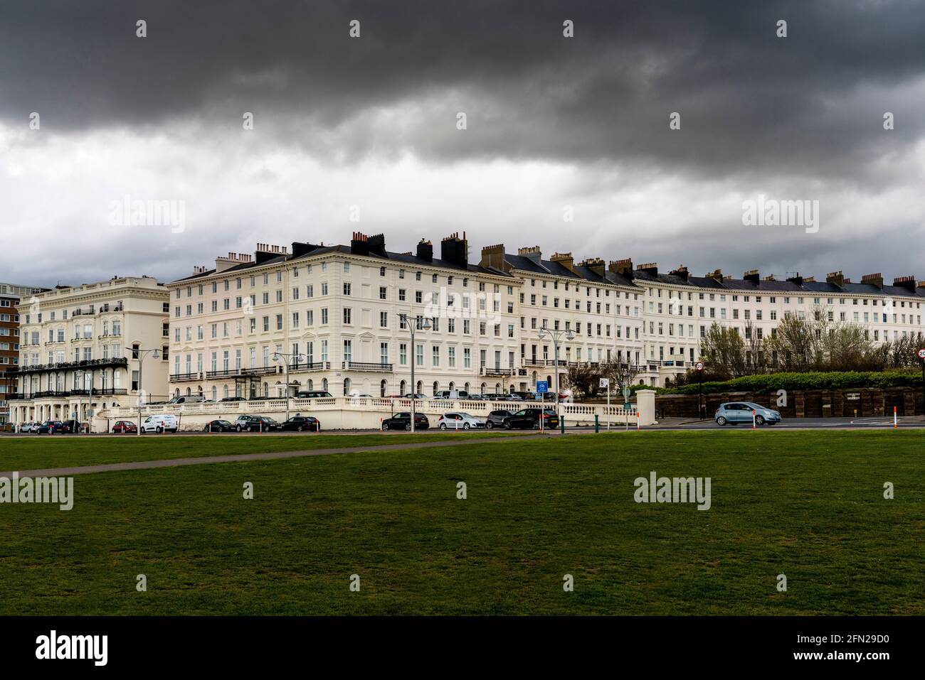 Seafront Property, Brighton, East Sussex, Großbritannien. Stockfoto