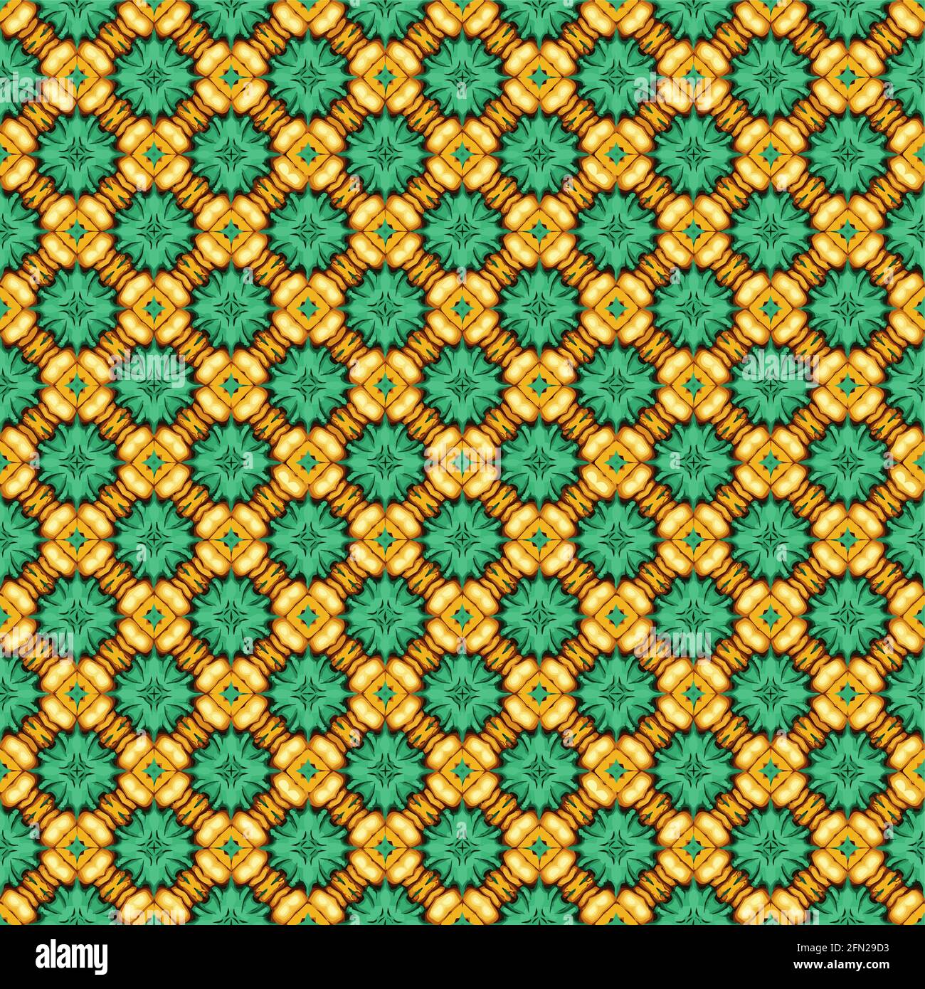 Farbmuster Textur. Farbenfrohe ornamentale Grafik-Dessin. Mosaikverzierungen. Mustervorlage. Vektorgrafik. Stock Vektor