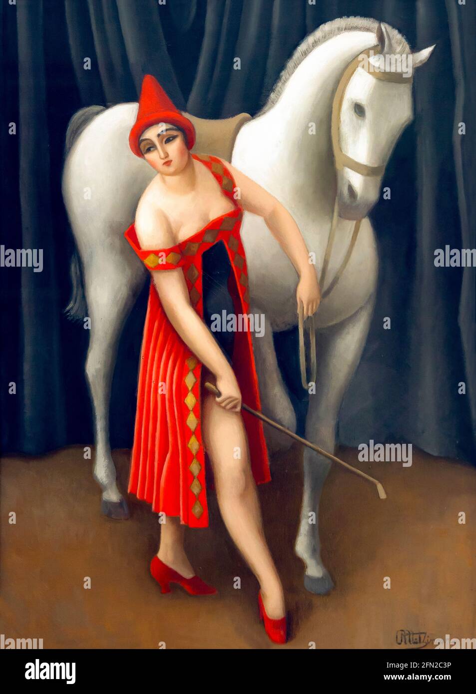 Equestrienne, Jean Metzinger, 1924, Kroller-Muller Museum, Hoge Veluwe National Park, Otterlo, Niederlande, Europa Stockfoto