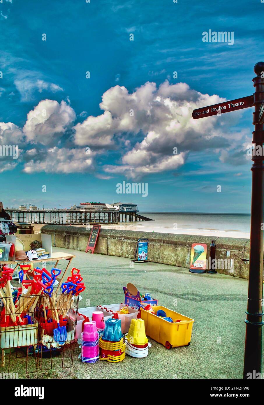 Cromer Pier Stockfoto