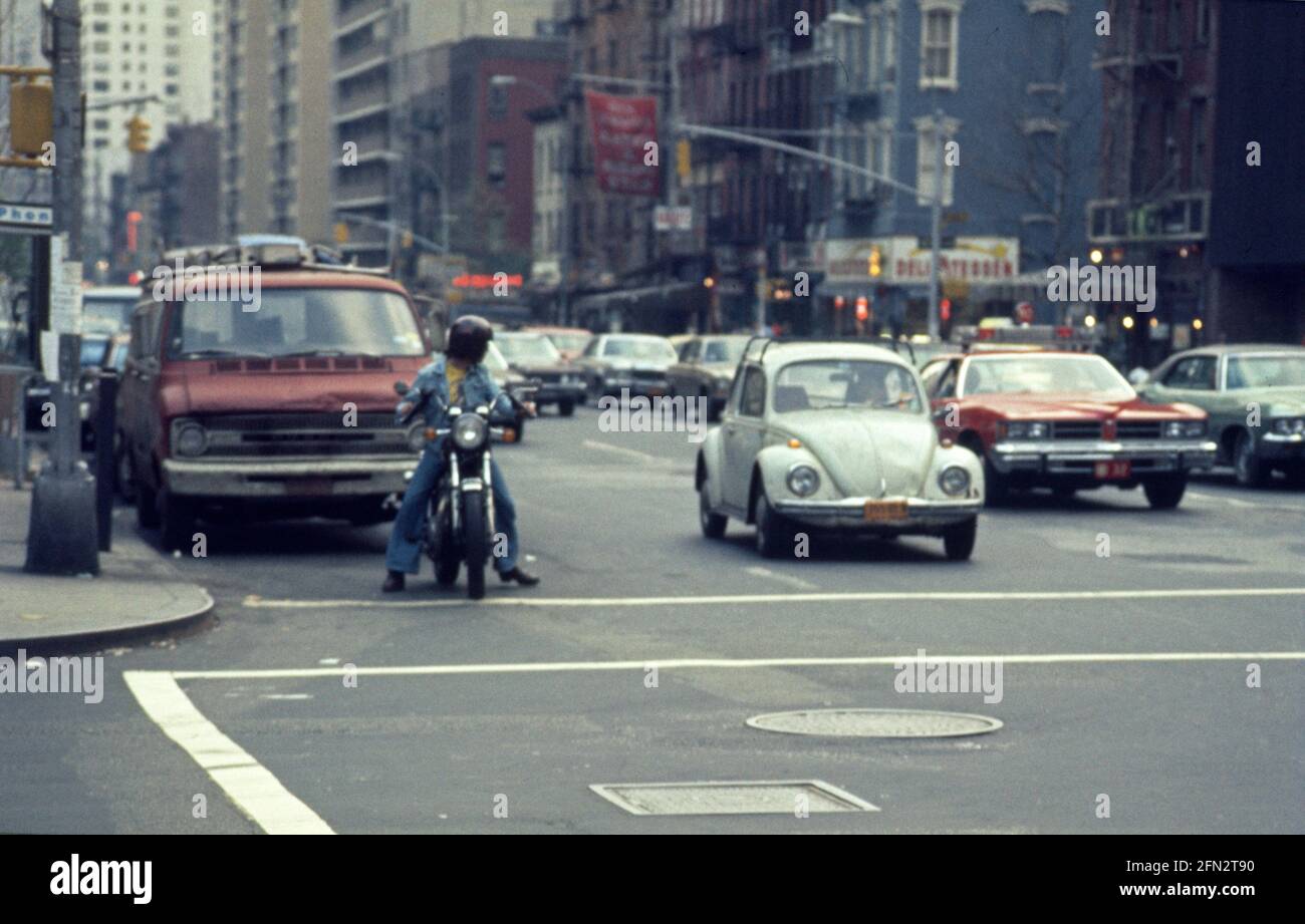 Street Scene, New York, USA, 1977 Stockfoto