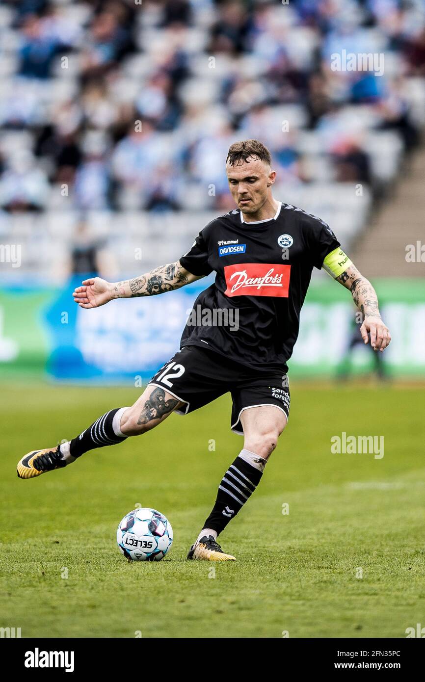 Aarhus, Dänemark. Mai 2021. Pierre Kanstrup (12) von Soenderjyske beim Finale des Danish Sydbank Cup zwischen dem FC Randers und Soenderjyske im Ceres Park in Aarhus. (Foto: Gonzales Photo/Alamy Live News Stockfoto