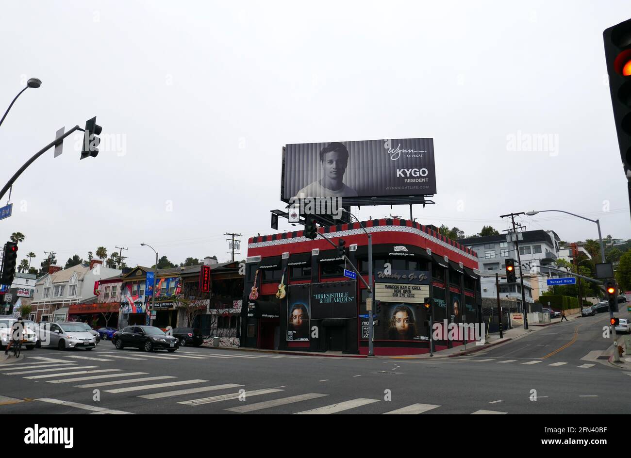 Los Angeles, Kalifornien, USA 13. Mai 2021 EINE allgemeine Sicht der Atmosphäre des Kygo Wynn Las Vegas Residency Billboard am Sunset Blvd am 13. Mai 2021 in Los Angeles, Kalifornien, USA. Foto von Barry King/Alamy Stockfoto Stockfoto