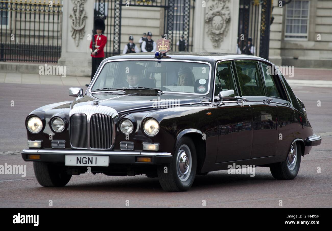 Katharine Duchess of Kent in Royal Bentley vor dem Buckingham Palace Trooping the Color Stockfoto