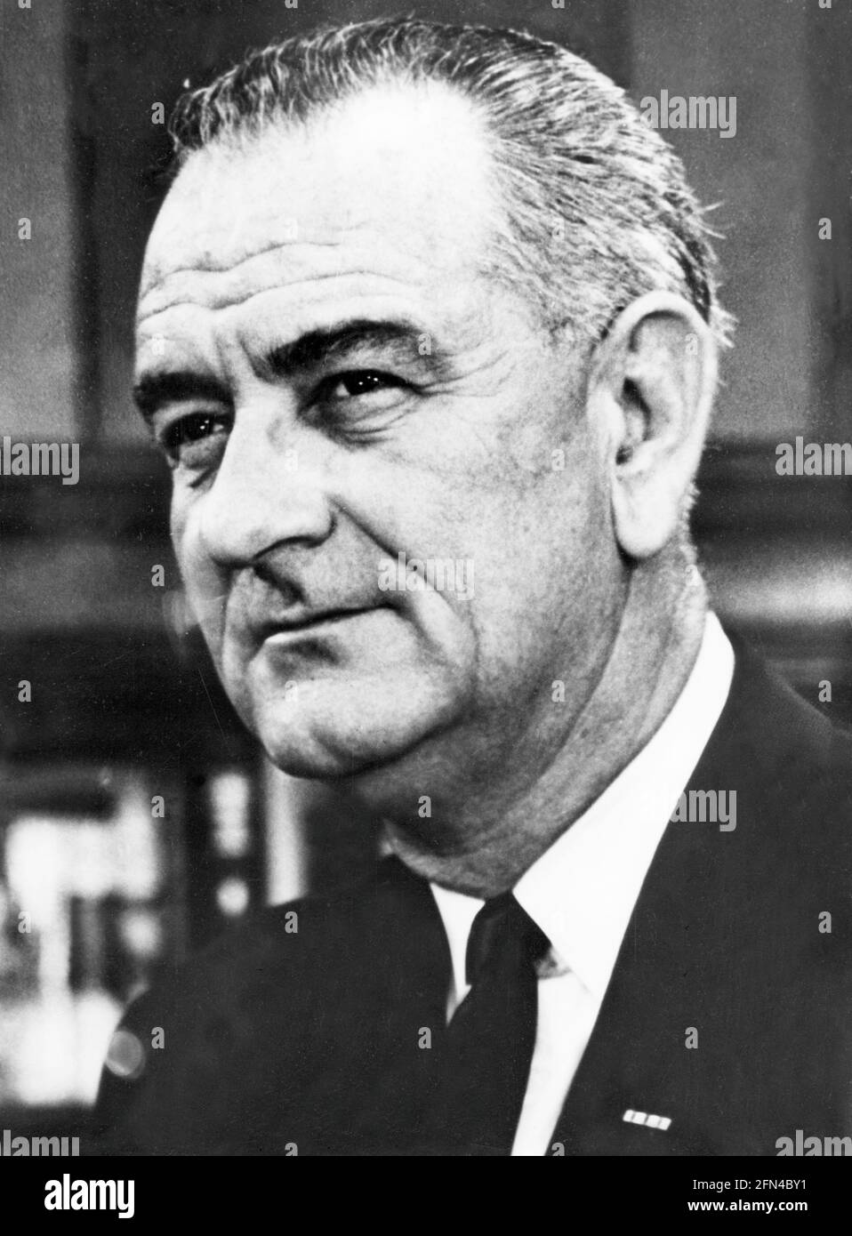 Johnson, Lyndon Baines, 27.8.1908 - 23.1.1973, amerikanischer Politiker (Dem.), ADDITIONAL-RIGHTS-CLEARANCE-INFO-NOT-AVAILABLE Stockfoto