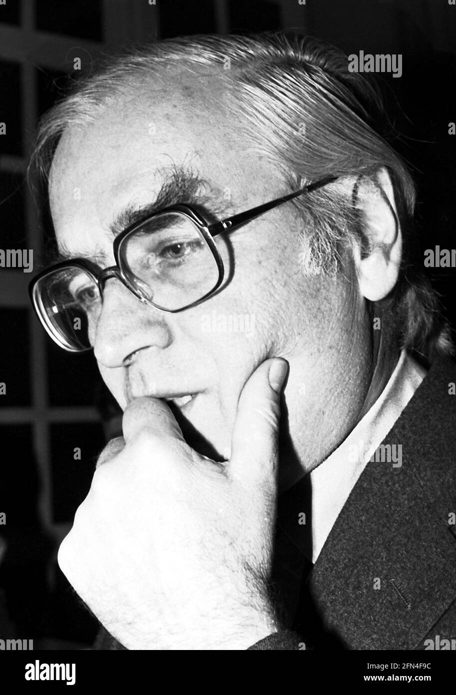 Walser, Martin, * 24.3.1927, deutscher Autor / Schriftsteller, Porträt, 1970er Jahre, Literatur, Deutschland, 70ER JAHRE, ZUSÄTZLICHE-RIGHTS-CLEARANCE-INFO-NOT-AVAILABLE Stockfoto