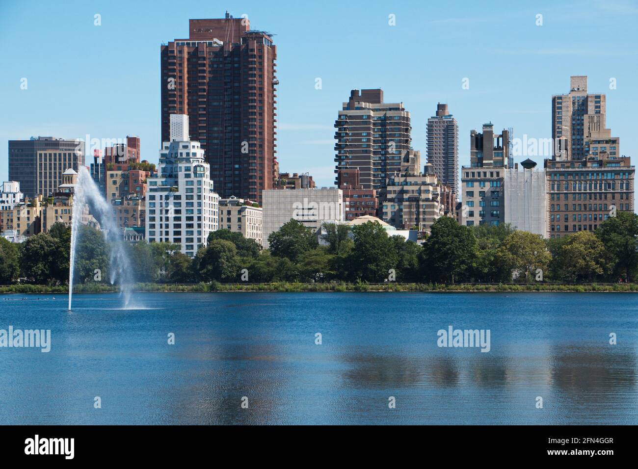 Jacqueline Kennedy Onassis Reservoire im Central Park in New York Stockfoto