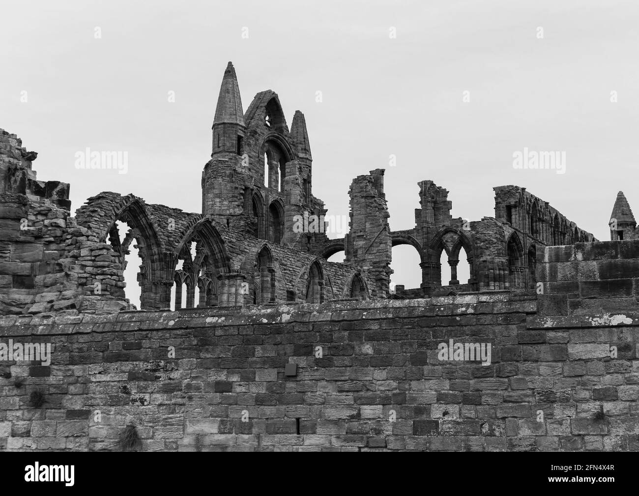 Whitby Abtei, North Yorkshire, England Stockfoto