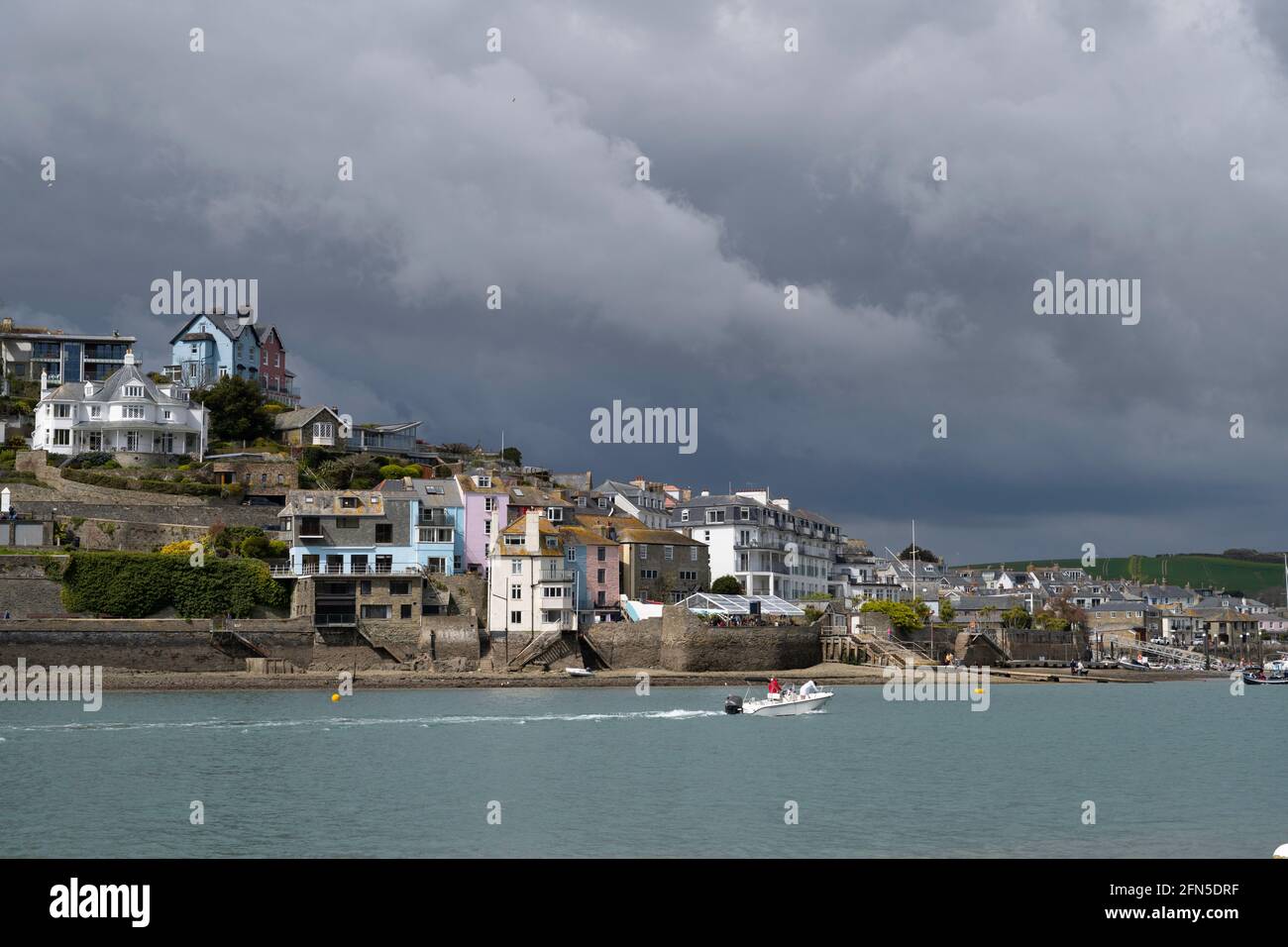 Der Himmel über Salcombe, Devon, England. Stockfoto