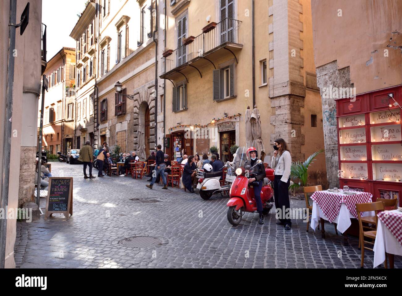 Via del Governo Vecchio, Rom, Italien Stockfoto