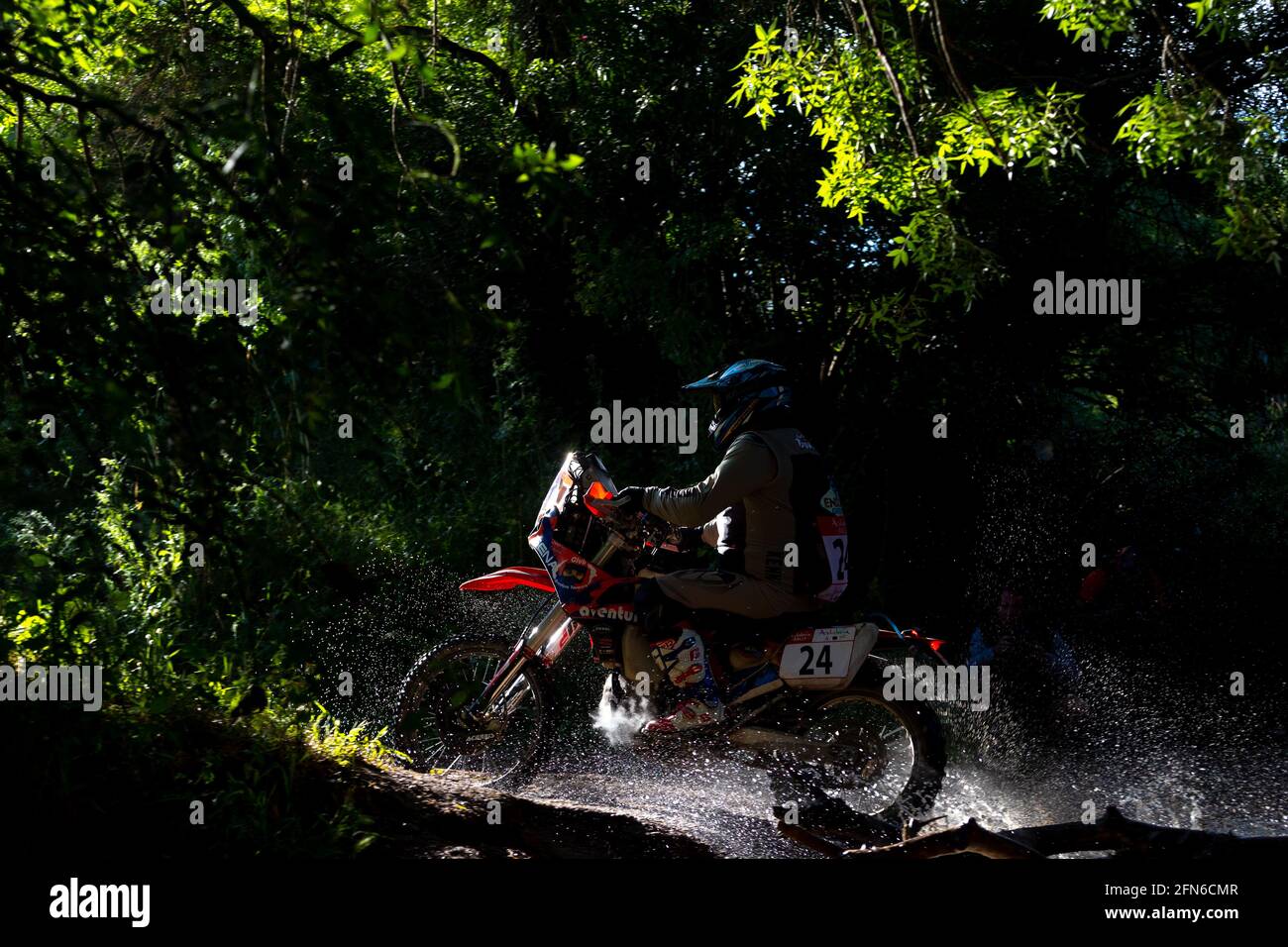 Villamartin, Spanien, 14. Mai 2021, 24 Bourdos Vasileios (grc), Club Aventura Touareg, KTM 450 EXC-F, Aktion während der Andalucia Rallye 2021, vom 12. Bis 16. Mai 2021 um Villamartin, Spanien - Foto Frédéric Le Floc'h / DPPI Stockfoto