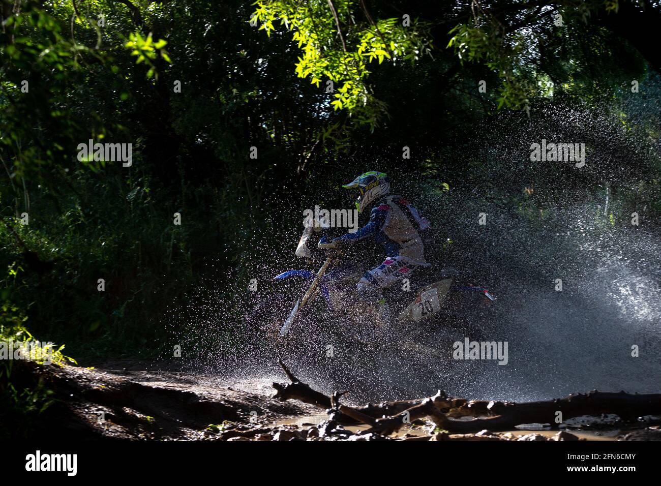 Villamartin, Spanien, 14. Mai 2021, 20 Torres Maxia Juan Carlos (esp), Club Aventura Touareg, Yamaha WR 450, Aktion während der Rallye Andalusien 2021, vom 12. Bis 16. Mai 2021 um Villamartin, Spanien - Foto Frédéric Le Floc'h / DPPI Stockfoto