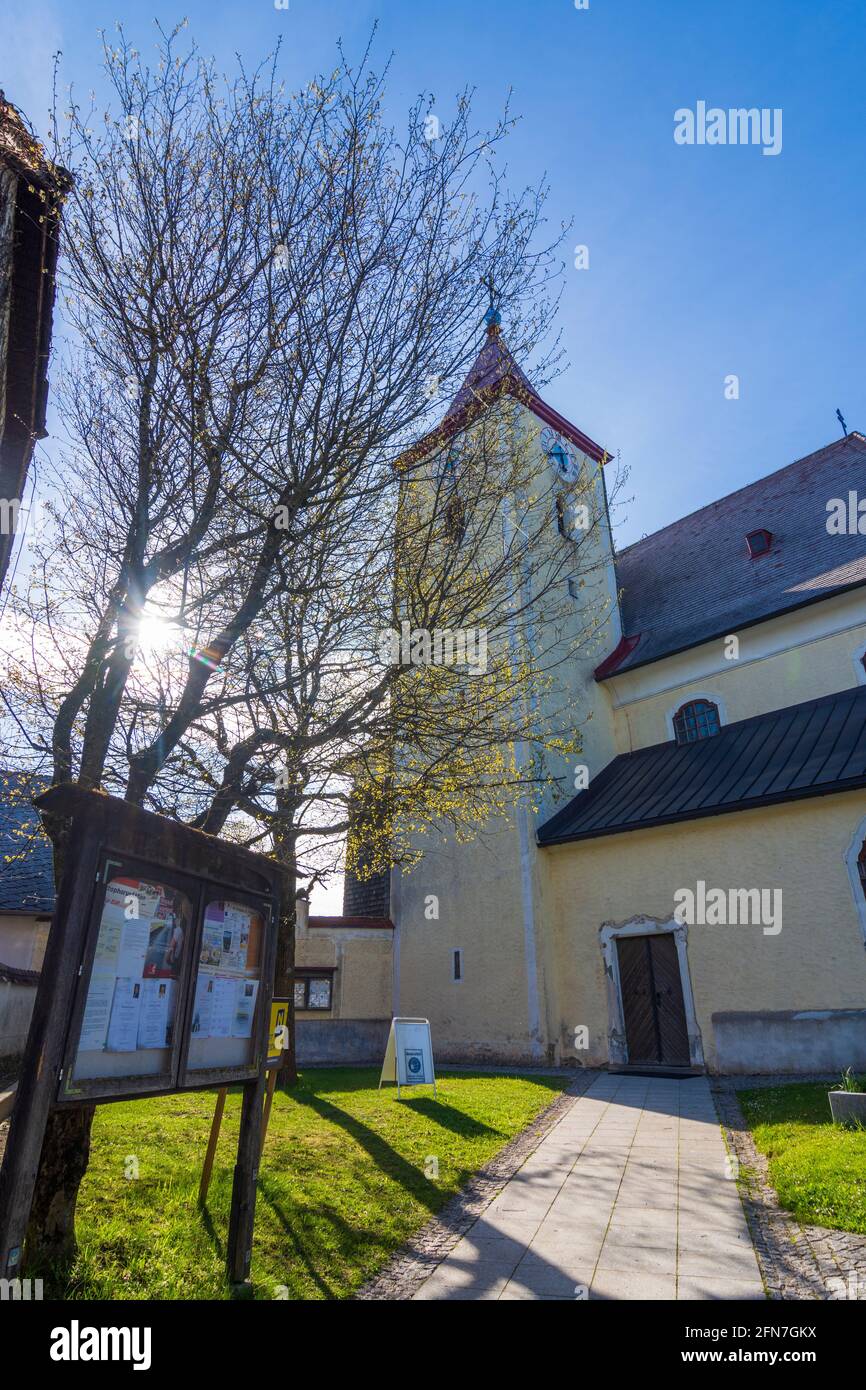 St. Peter in der Au: kirche Kürnberg in Mostviertels, Niederösterreich, Niederösterreich, Österreich Stockfoto