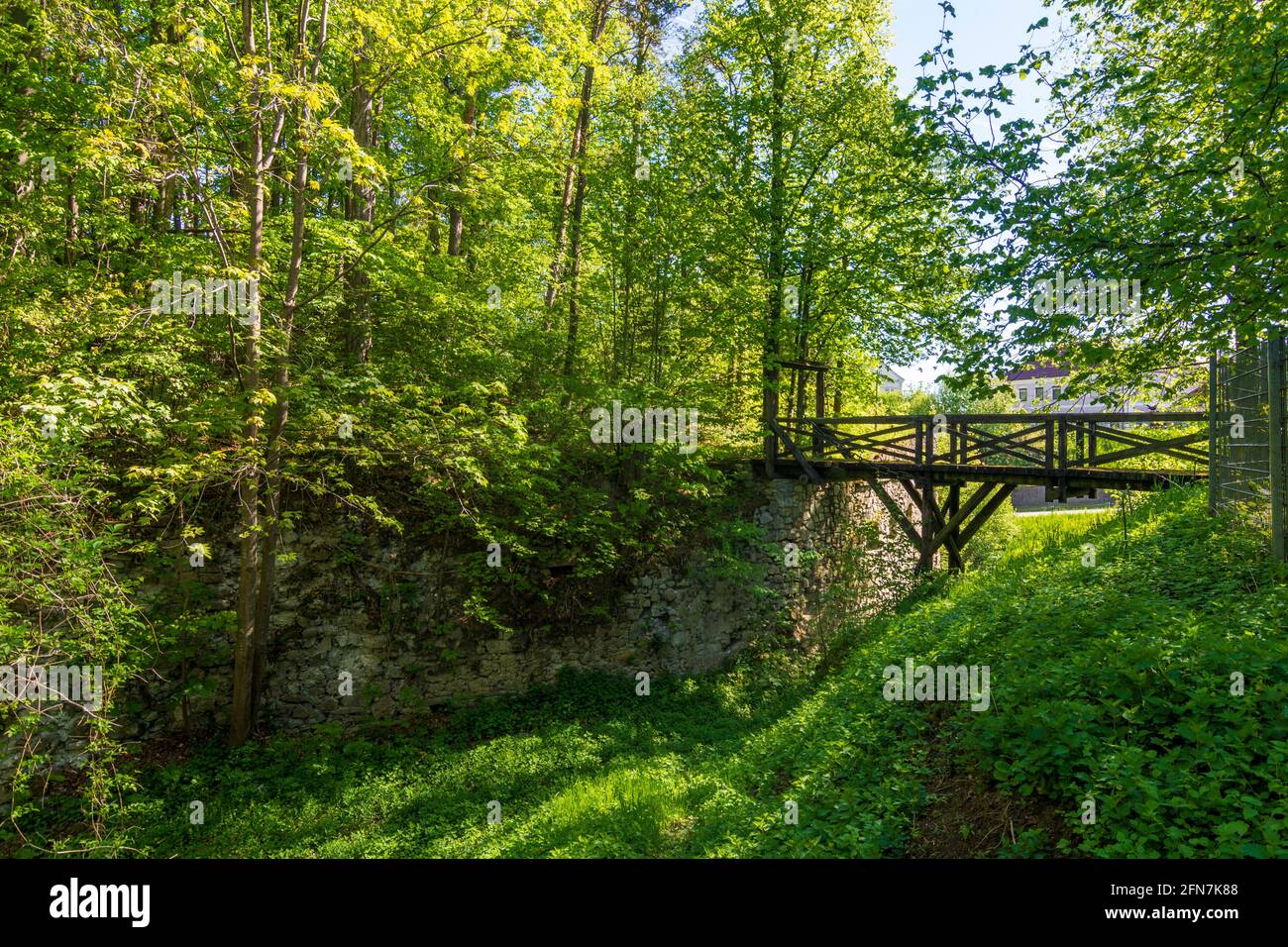 Sonntagberg: Burgruine Gleiß im Mostviertels, Niederösterreich, Niederösterreich, Österreich Stockfoto