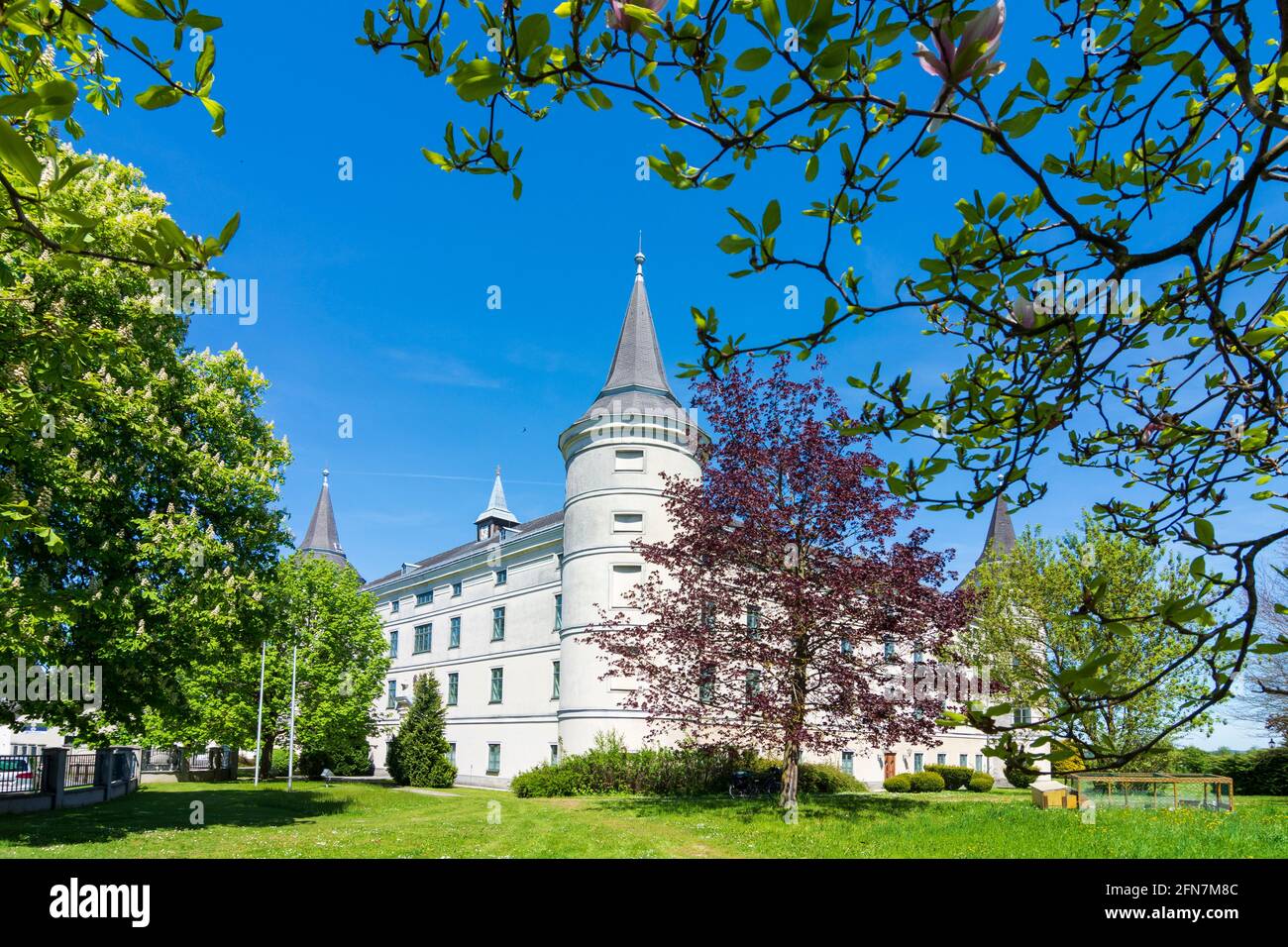 Wolfpassing: Schloss Wolfpassing Schloss in Mostviertels, Niederösterreich, Niederösterreich, Österreich Stockfoto