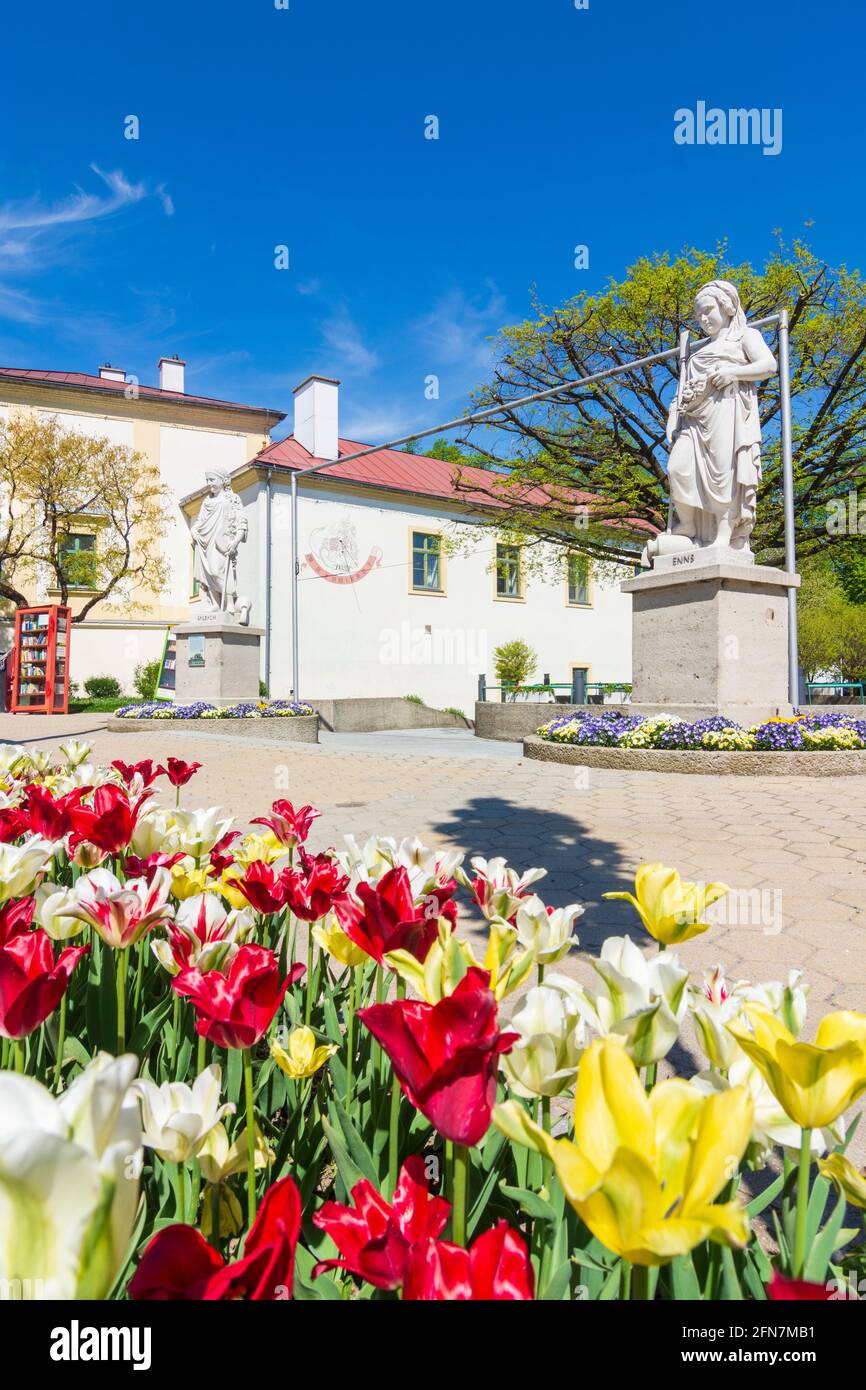 Wieselburg: Schloss Wieselburg im Mostviertels, Niederösterreich, Niederösterreich, Österreich Stockfoto