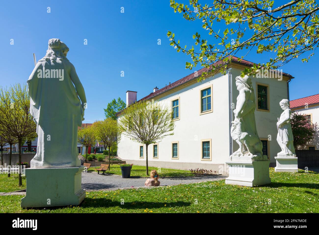 Wieselburg: Schloss Wieselburg im Mostviertels, Niederösterreich, Niederösterreich, Österreich Stockfoto