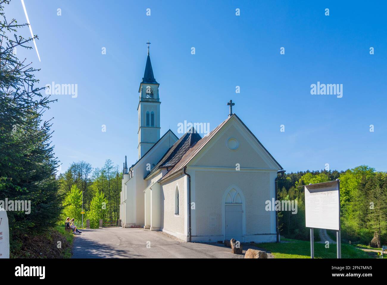Schollach: Wallfahrtskirche in Steinparz im Mostviertels, Niederösterreich, Niederösterreich, Österreich Stockfoto