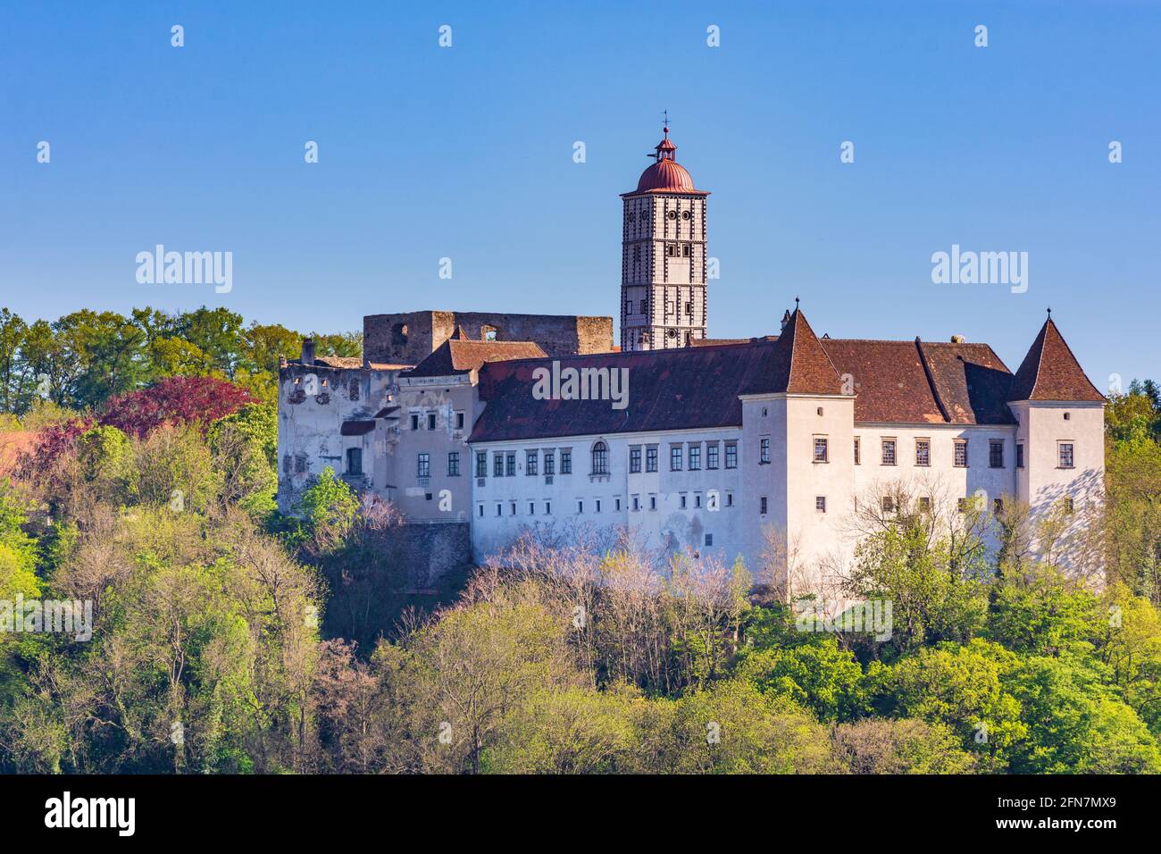 Schollach: Schloss Schallaburg im Mostviertels, Niederösterreich, Niederösterreich, Österreich Stockfoto