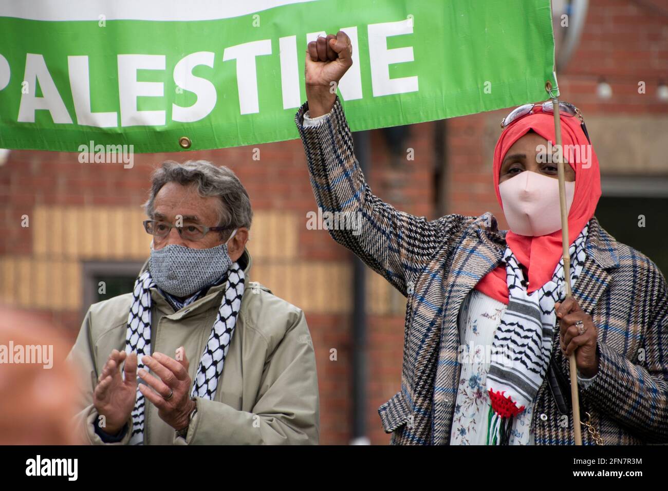 Sheffield, Großbritannien: 1. Mai 2021: Internationaler Tag der Arbeiter und Tötung der Gesetzesvorlage protestiert gegen die Kriminalisierung von Protesten in Polizei, Kriminalität, Sentenci Stockfoto