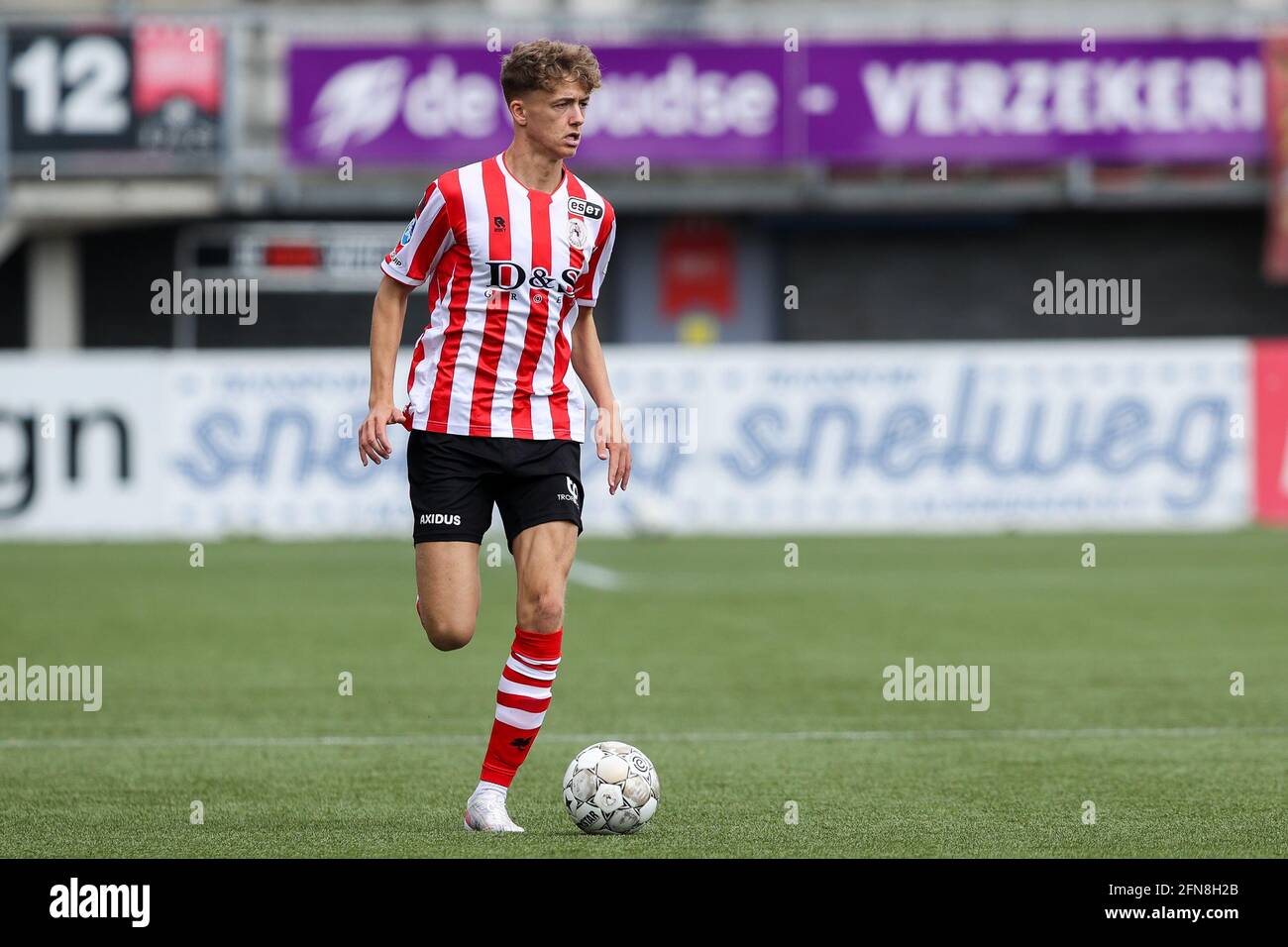 ROTTERDAM, NIEDERLANDE - MAI 13: Sven Mijnans von Sparta Rotterdam während des niederländischen Eredivisie-Spiels zwischen Sparta Rotterdam und FC Utrecht in Sparta Stockfoto