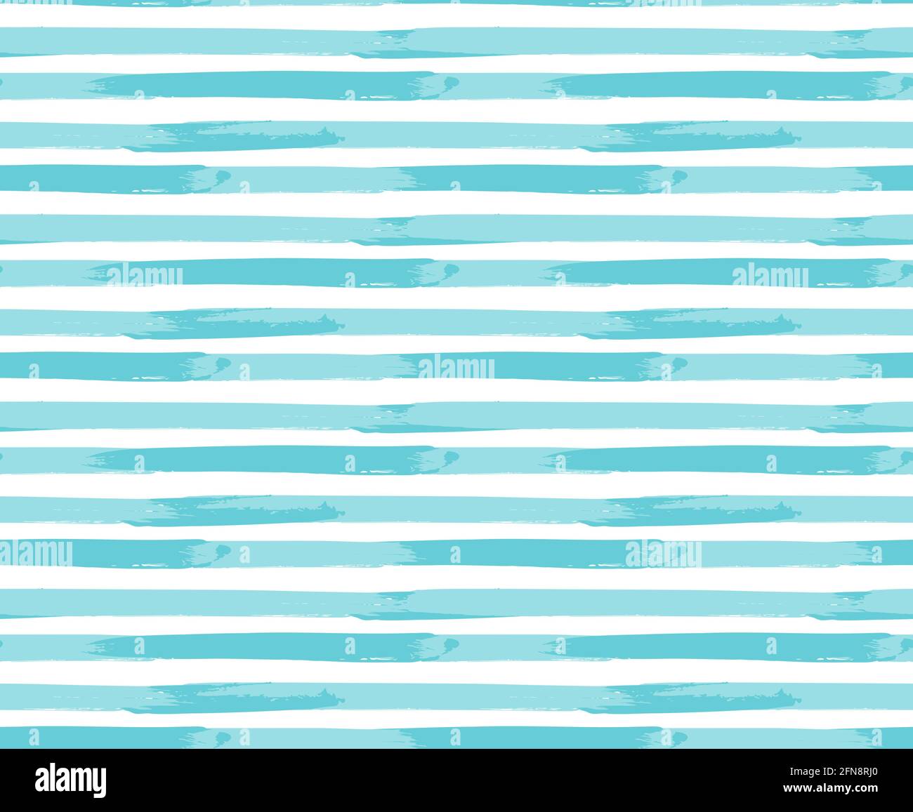 Stroke blau Nahtloses Muster. Handgefertigte Vektorgrafik für Geschenkpapier, Stoff, Textil, Fabtic. Stock Vektor