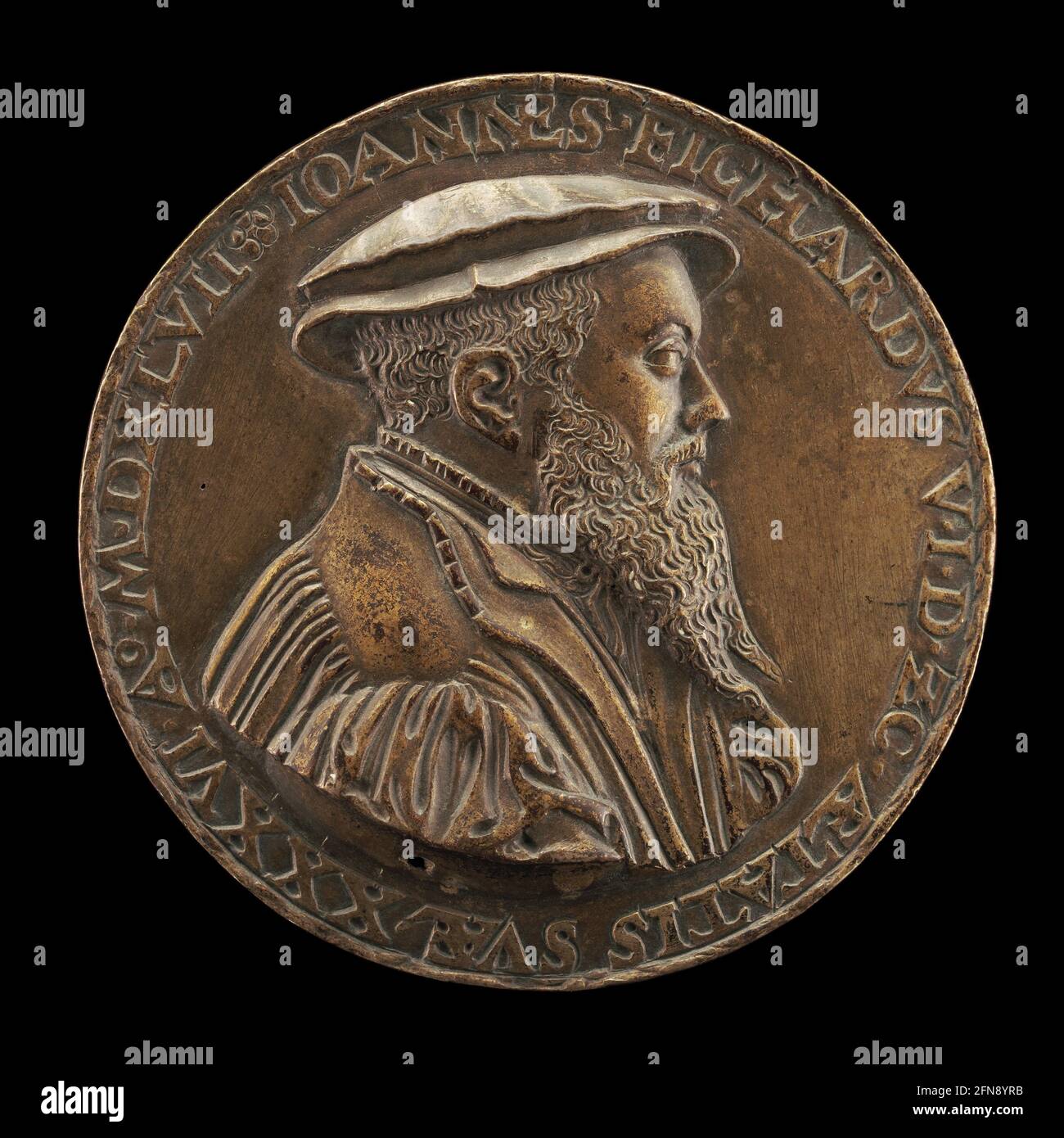 Johann Fichard, 1512-1581, Syndic von Frankfurt am Main [Vorderseite], 1547. Stockfoto