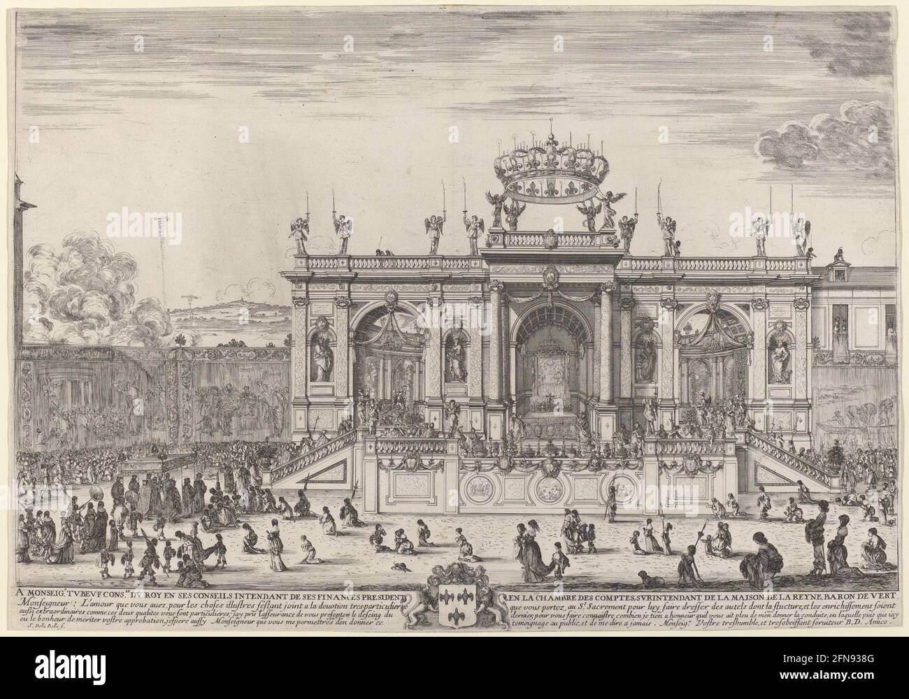 Altar zum Fronleichnam-Tag, wahrscheinlich 1648. Stockfoto