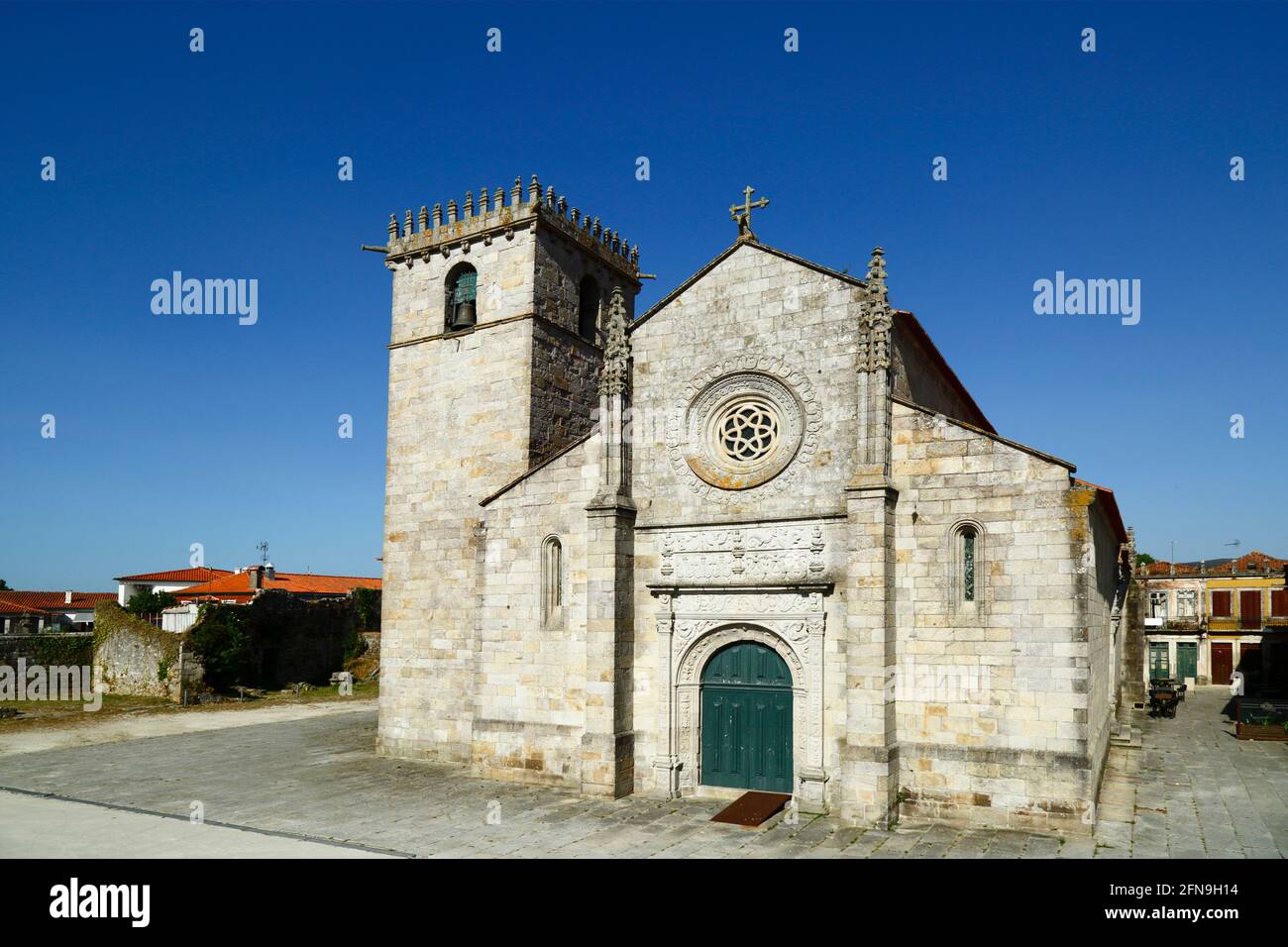 Pfarrkirche Gotik / Renaissance / Igreja Matriz, Caminha, Provinz Minho, Portugal Stockfoto